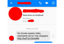 Truffa Facebook “Ho trovato questo video, veramente sei tu? che vergogna.”
