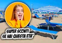 Sconti imperdibili su ombrellone e lettini in spiaggia: Mare gratis solo per chi ha quest’età!