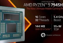 AMD Ryzen 9 7945X3D: L’evoluzione dei laptop raggiunge un nuovo livello con la prima tecnologia 3D V-Cache