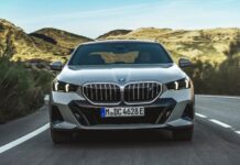 BMW i5 Touring: la sorprendente station wagon elettrica svela la sua essenza! Esclusive foto spia.