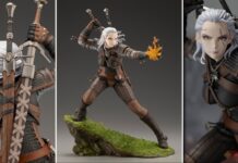 La statuetta ufficiale di Geralt rivela una sorprendente trasformazione: ecco la dolcezza inaspettata di una ragazzina!
