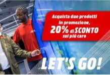 Sconto imperdibile su Mediaworld: acquista 2 prodotti e risparmia il 20% sul più costoso!