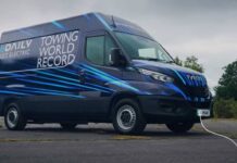 Un IVECO elettrico sfida le leggi della fisica: guarda il video del record da 153 tonnellate