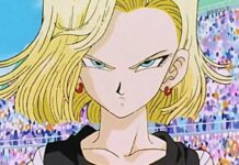 C18 da elia.fery: un cosplay di Dragon Ball che, nonostante gli ammaccamenti, continua ad affascinare i fan!