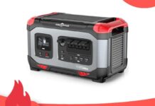 Per un’alimentazione portatile senza pensieri: Risparmia 900 € sulla Stazione Energetica Rockpals 1300W!