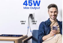 Super offerta: caricabatterie da 45W a soli 10,80€! Non lasciartelo sfuggire, ideale per ogni occasione!