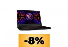 Scopri l’affare del secolo: Notebook MSI Thin GF63 con RTX 4060 in sconto su Amazon al prezzo più basso di sempre!